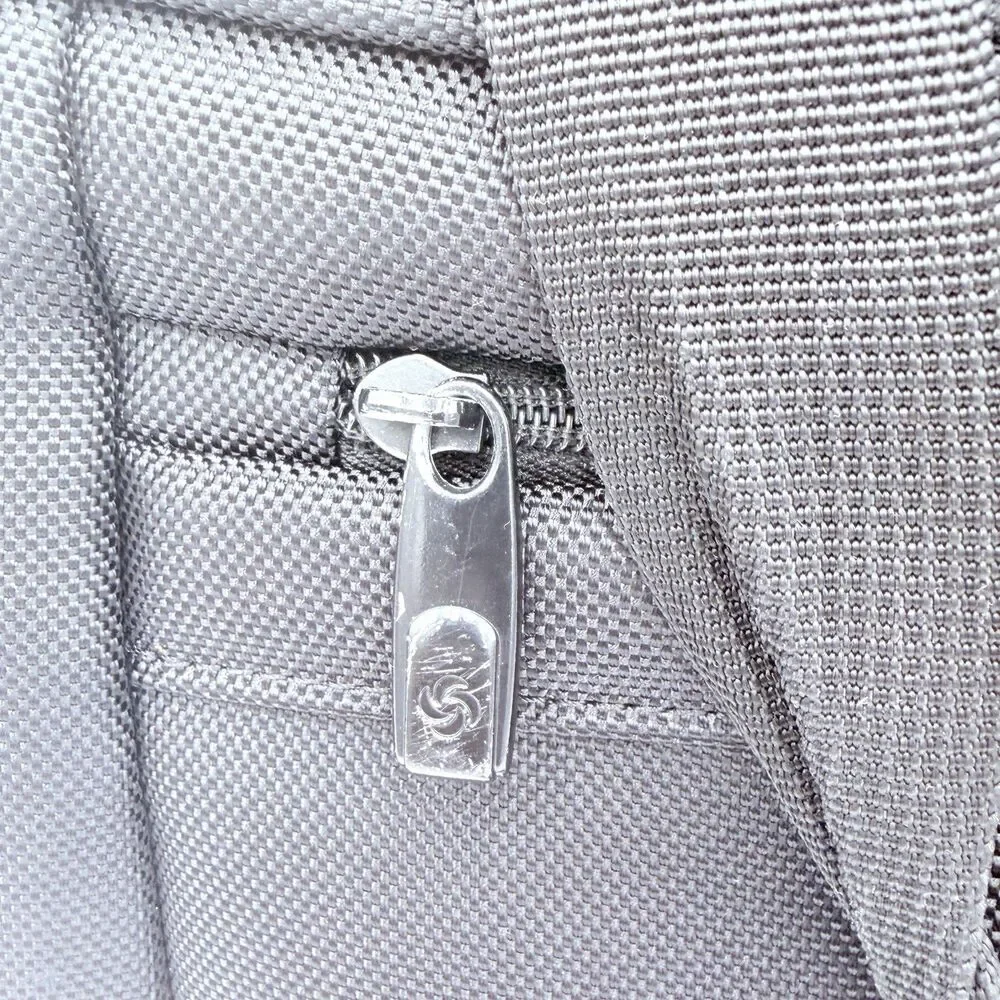 Samsonite Expandable Black Laptop Briefcase Bag Shoulder Strap Padded Softshell